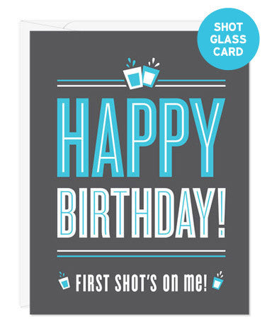 Shot Glass Card