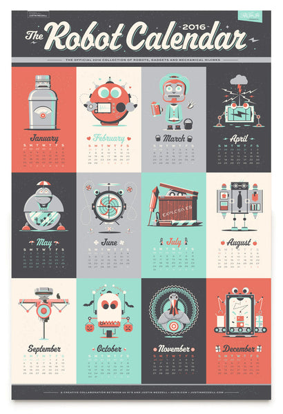 2016 Robot Calendar