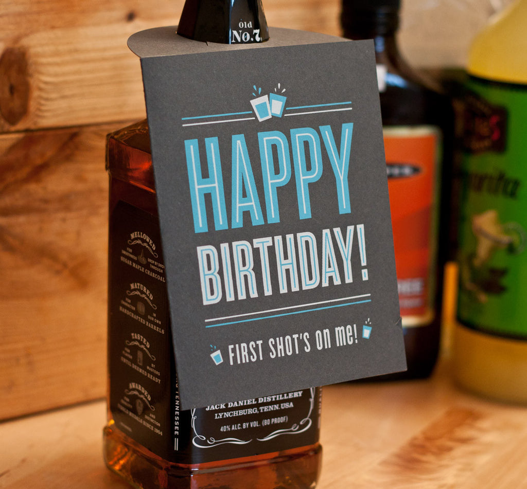 Shot Glass Card – 55 Hi's